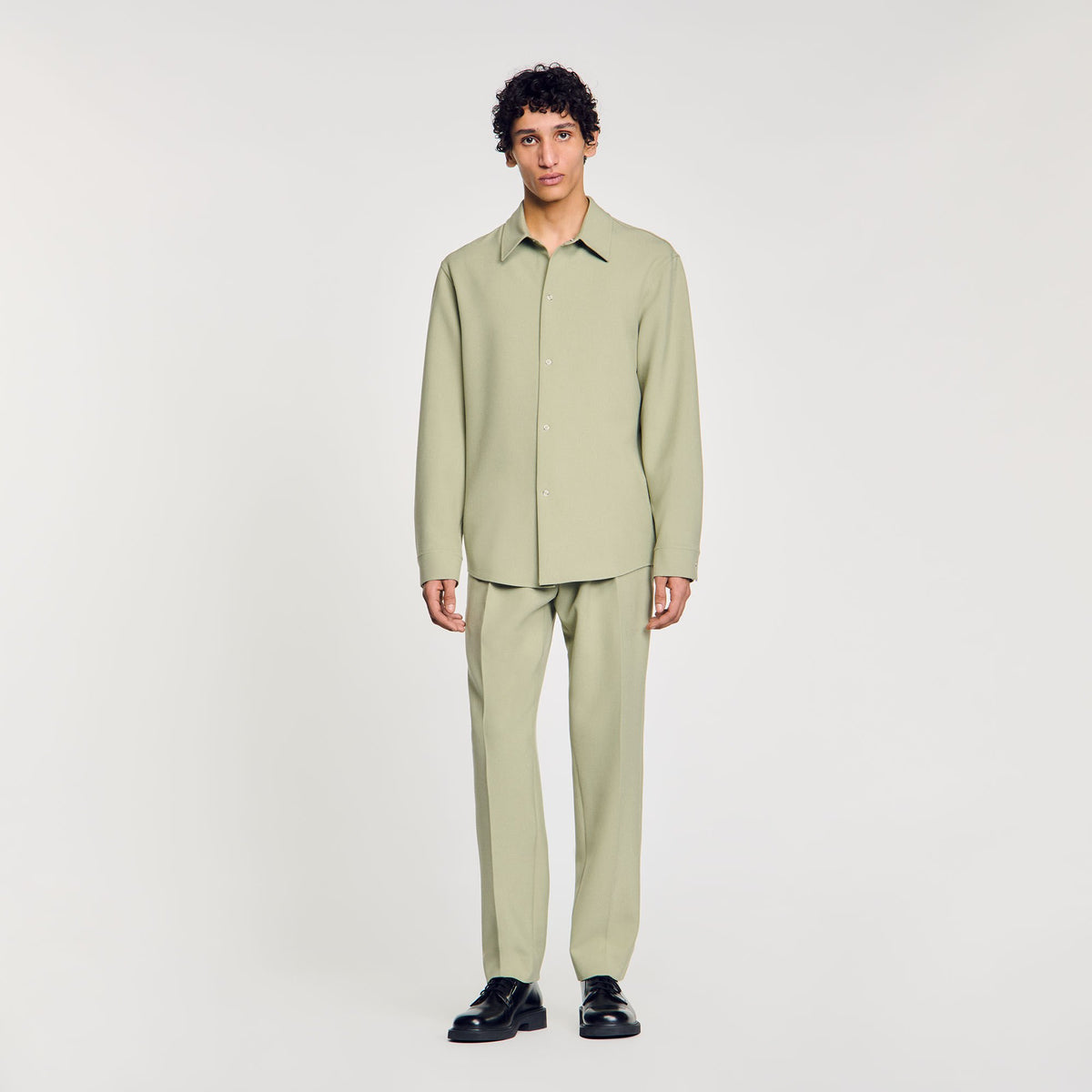 Sandro Long-sleeved jersey shirt