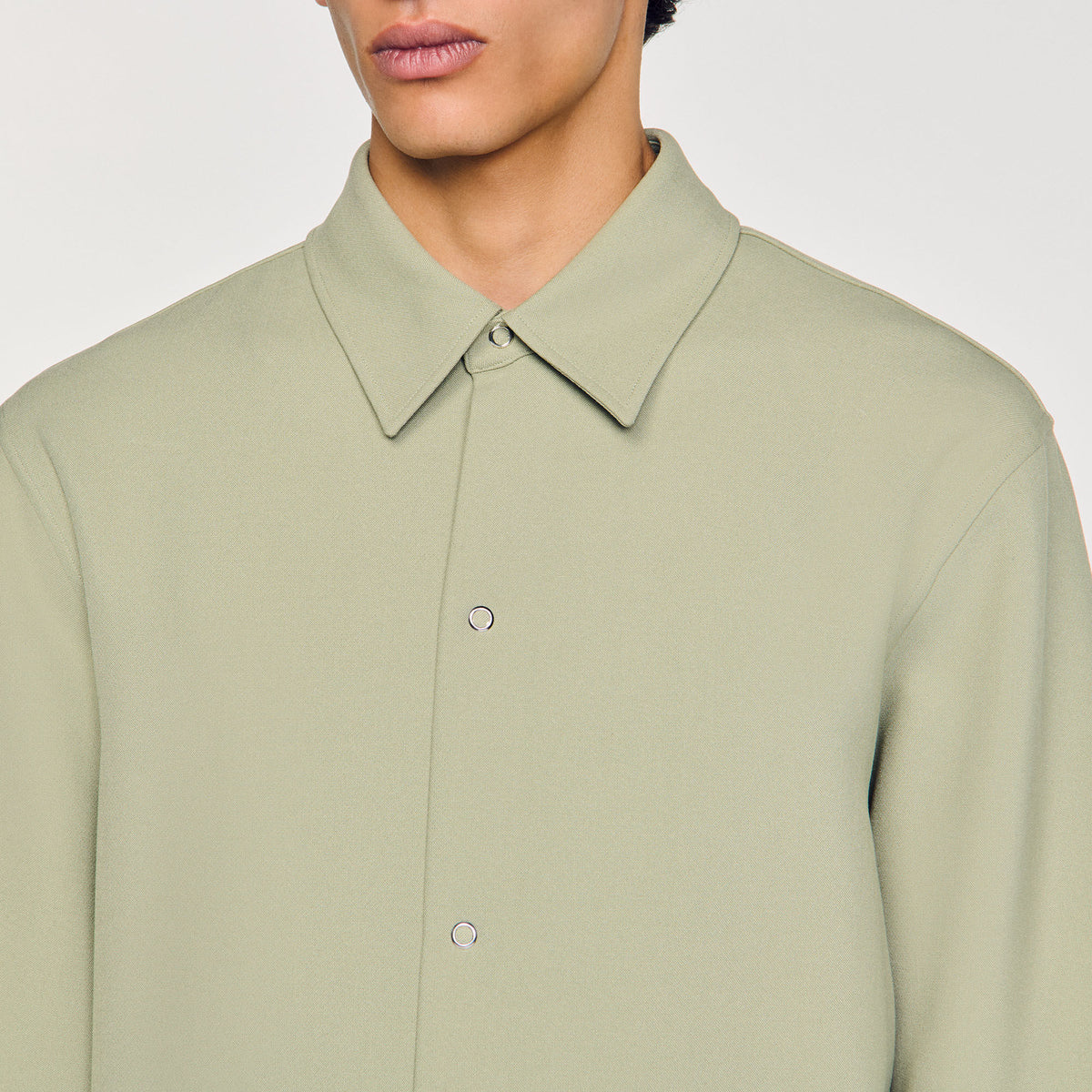 Sandro Long-sleeved jersey shirt