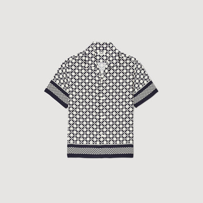 Sandro Square Cross short-sleeved shirt