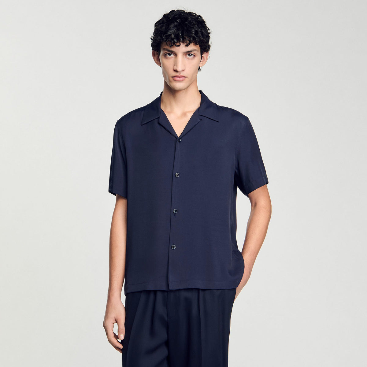 Sandro Shark collar shirt