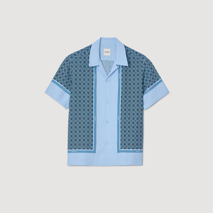 Sandro Short-sleeved patterned shirt