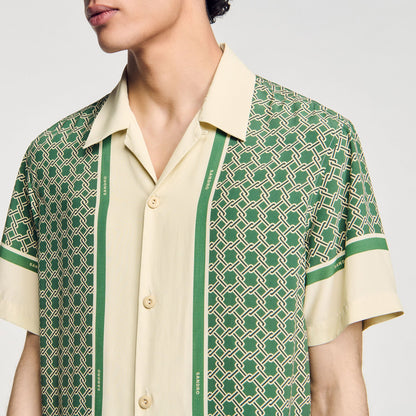 Sandro Short-sleeved patterned shirt