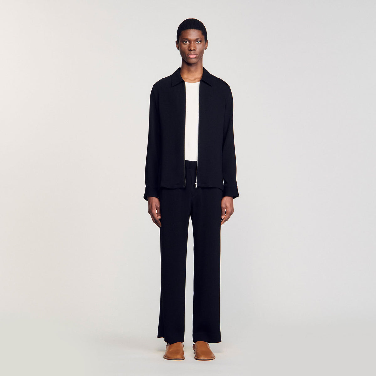 Sandro Pleated shirt