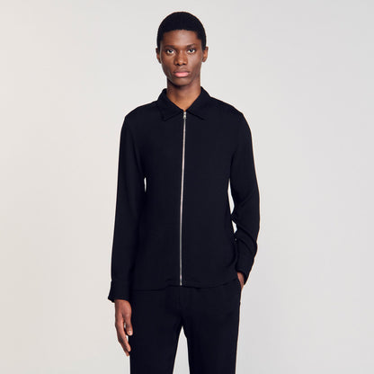 Sandro Pleated shirt