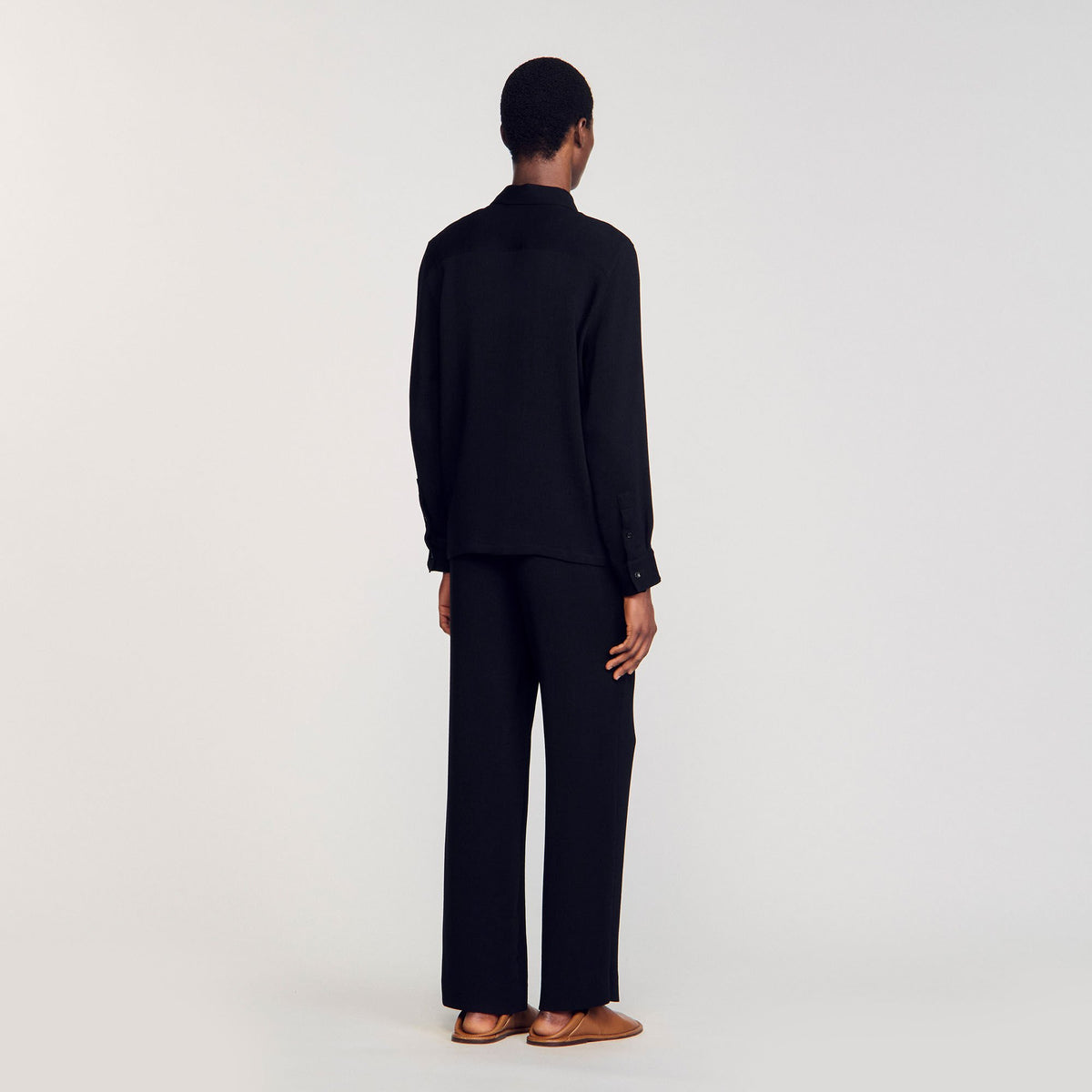 Sandro Pleated shirt