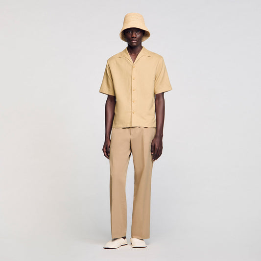 Sandro Cotton and linen shirt