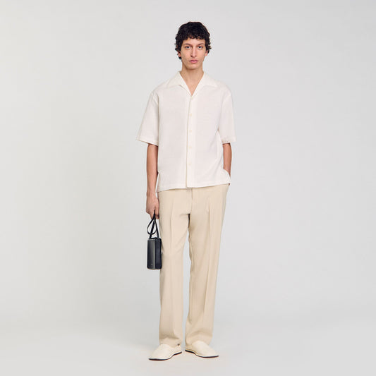 Sandro Cotton and linen shirt