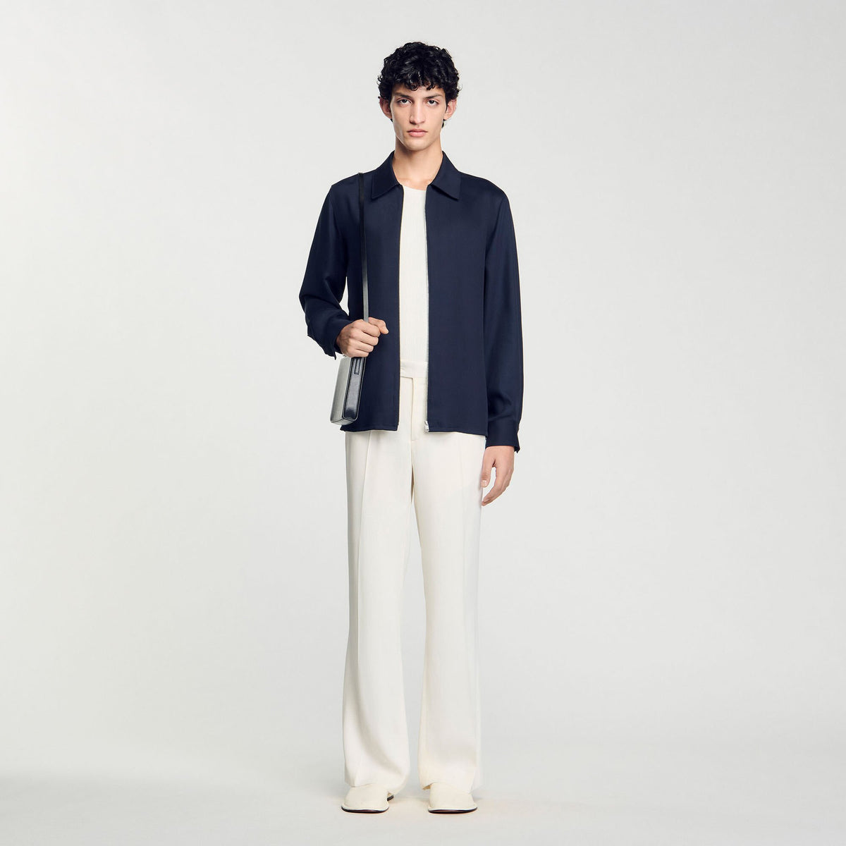 Sandro Zip-up shirt