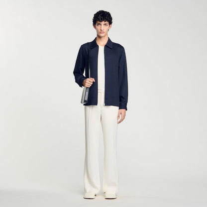 Sandro Zip-up shirt