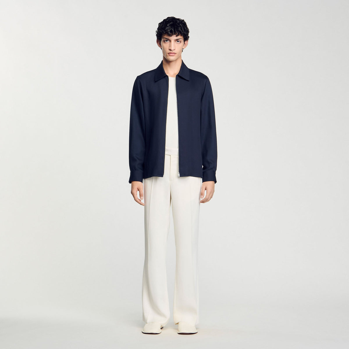 Sandro Zip-up shirt