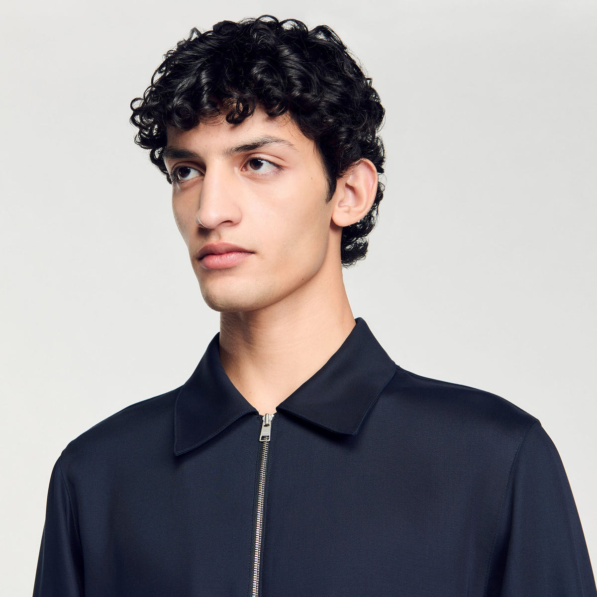 Sandro Zip-up shirt