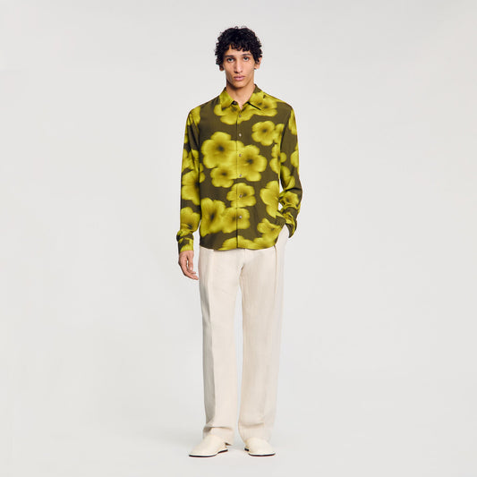 Sandro Loose-fit floral shirt