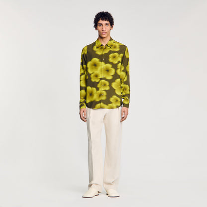 Sandro Loose-fit floral shirt