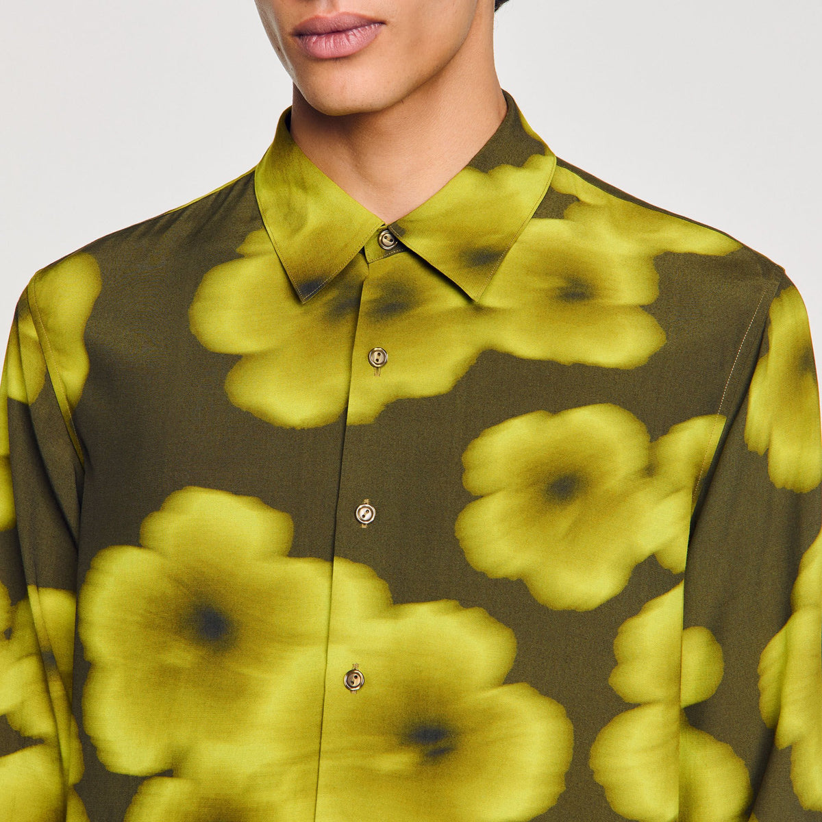 Sandro Loose-fit floral shirt