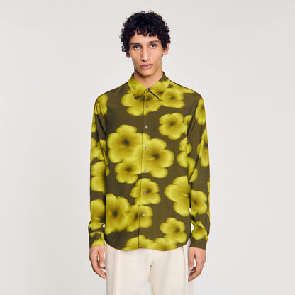 Sandro Loose-fit floral shirt
