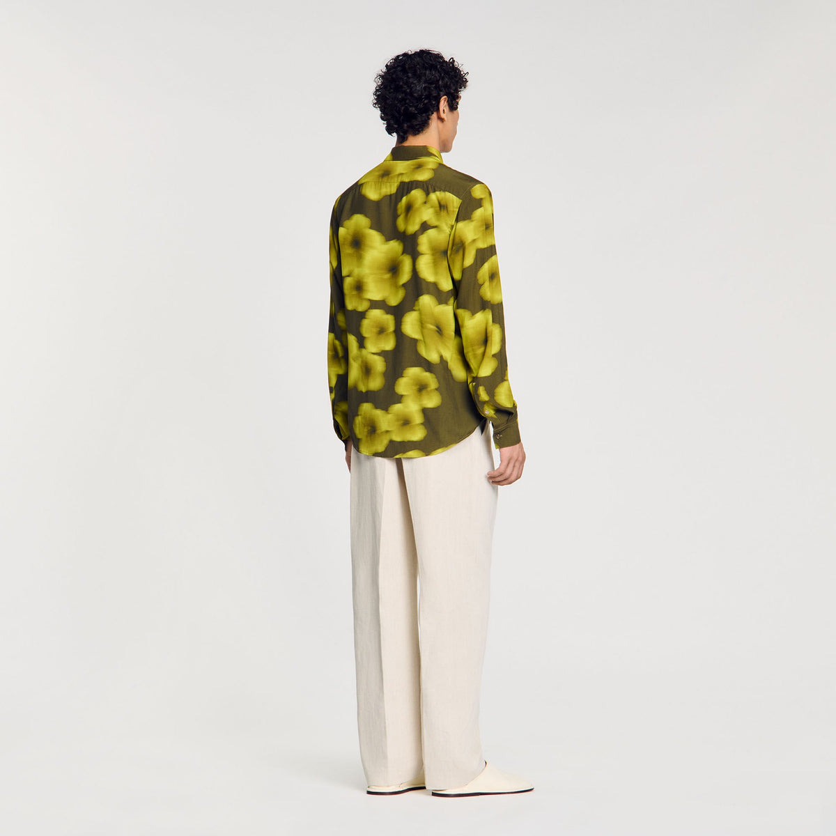 Sandro Loose-fit floral shirt