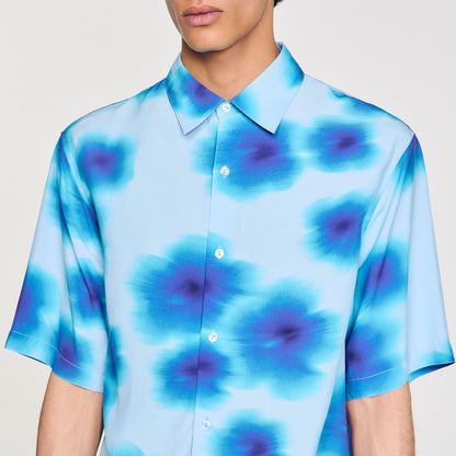 Sandro Floral motif shirt