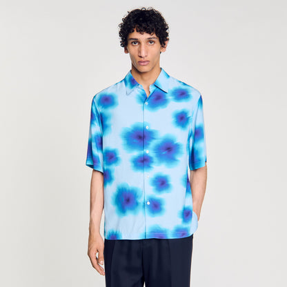 Sandro Floral motif shirt