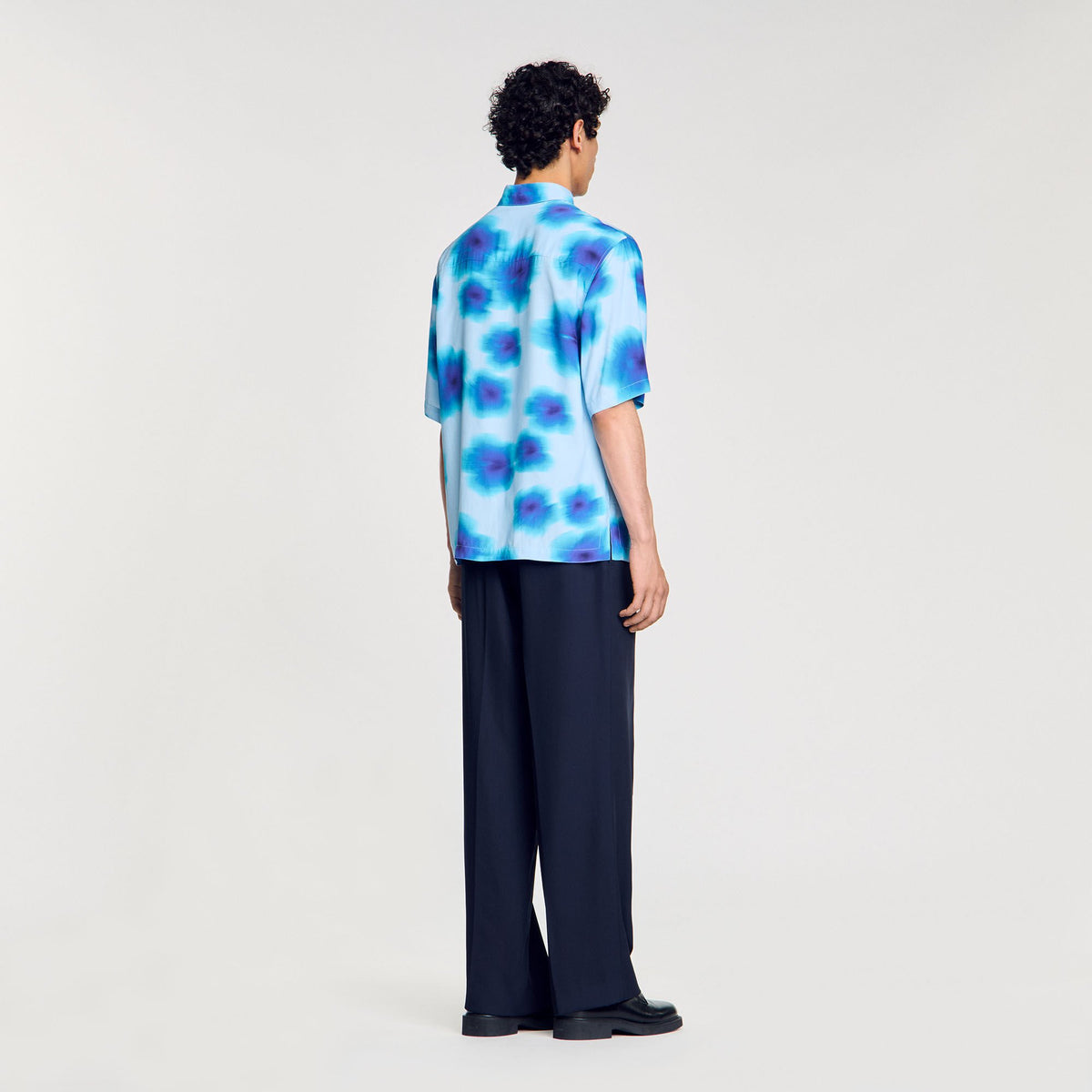 Sandro Floral motif shirt