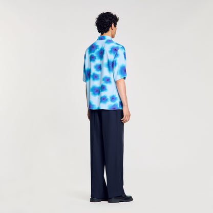 Sandro Floral motif shirt