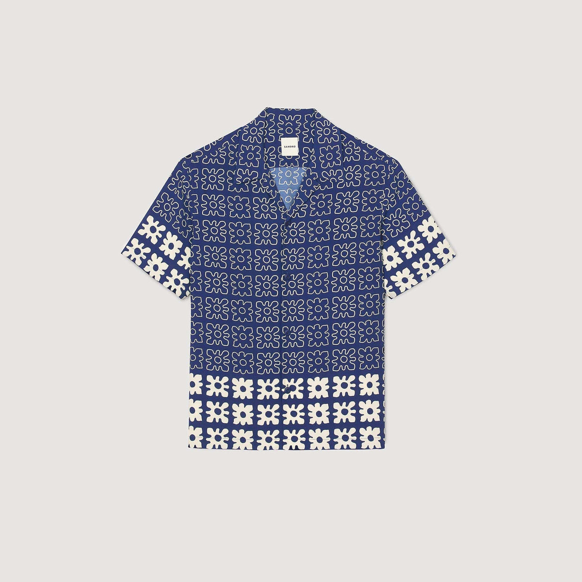 Sandro Floral motif shirt