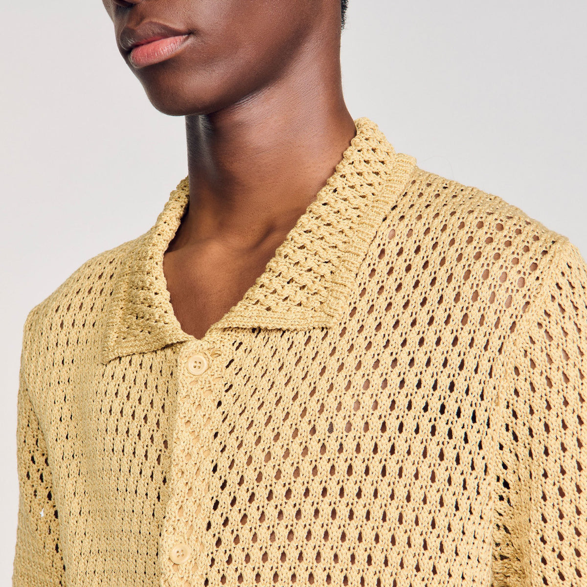 Sandro Crochet shirt