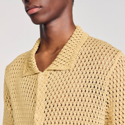 Sandro Crochet shirt