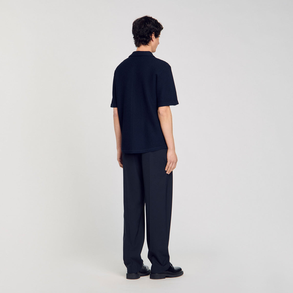Sandro Waffled shirt