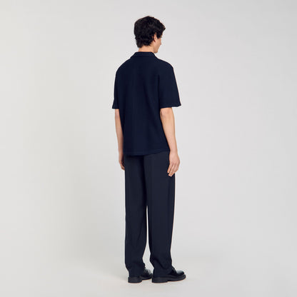 Sandro Waffled shirt