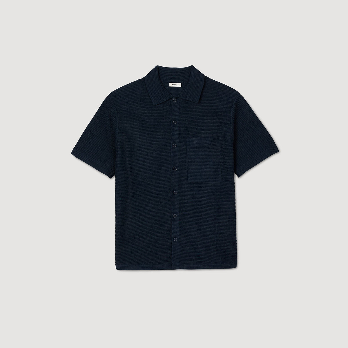 Sandro Waffled shirt
