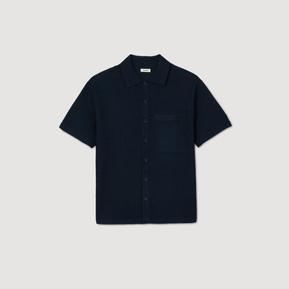 Sandro Waffled shirt