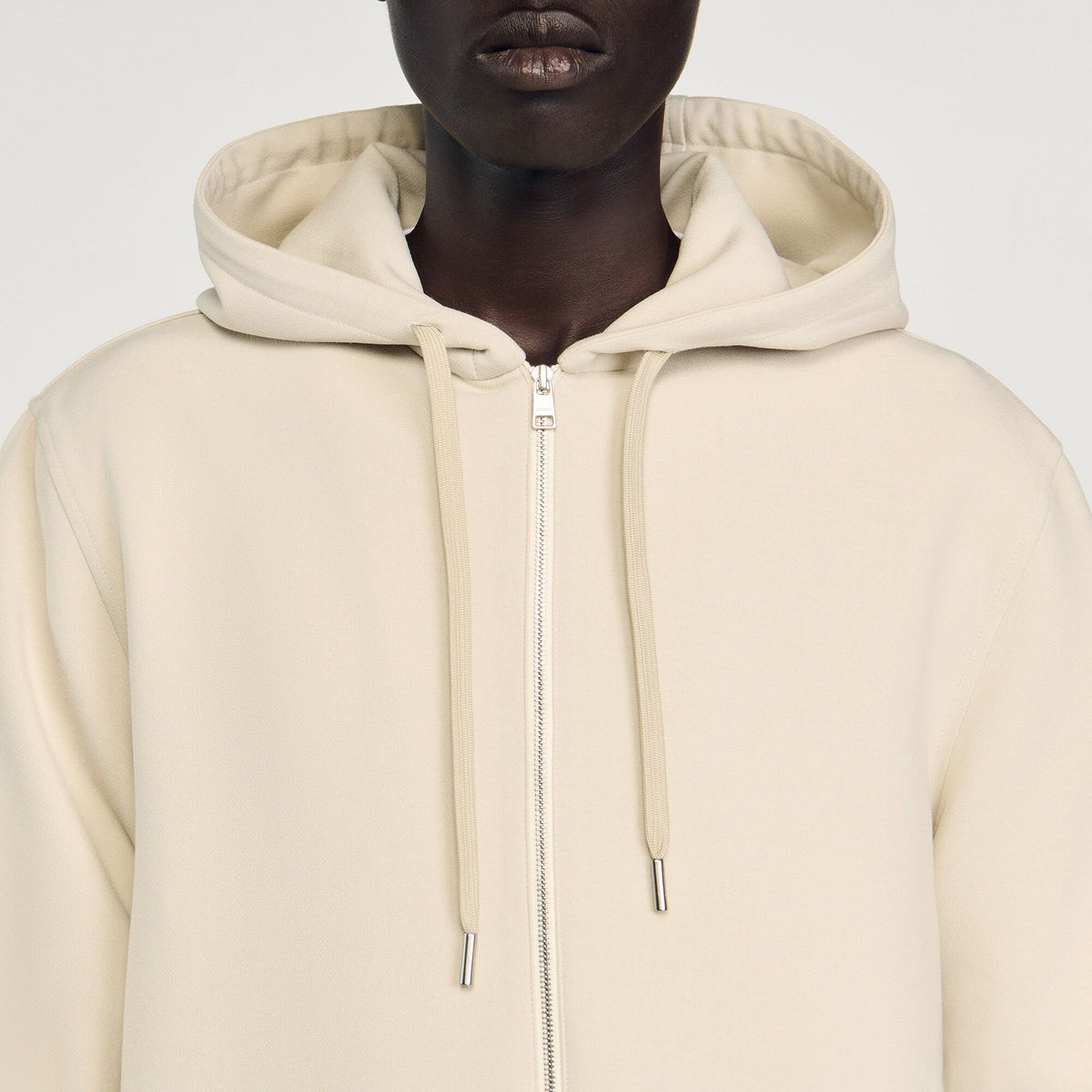 Sandro Hooded shirt jacket