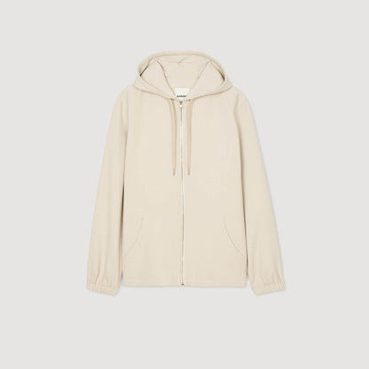Sandro Hooded shirt jacket