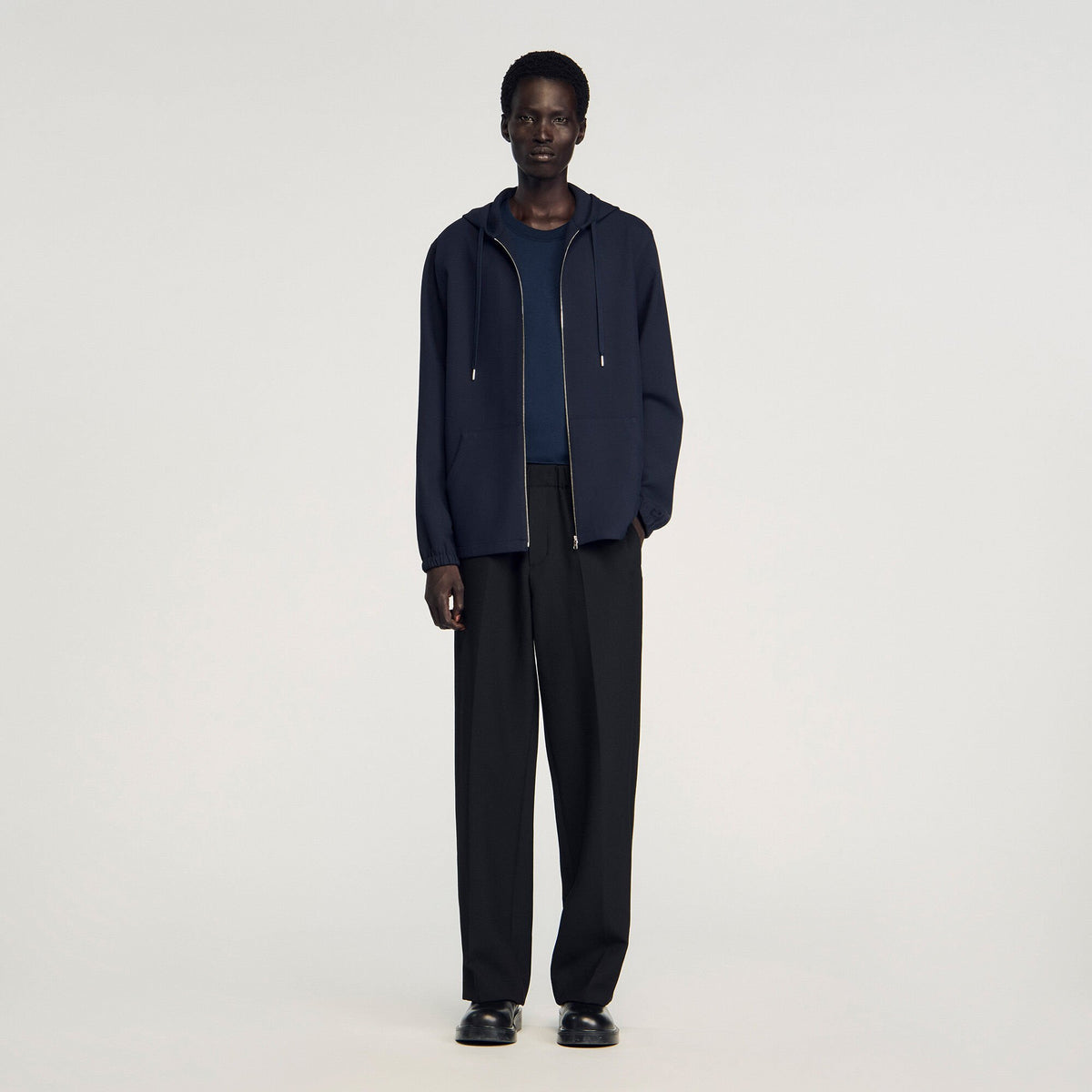 Sandro Hooded shirt
