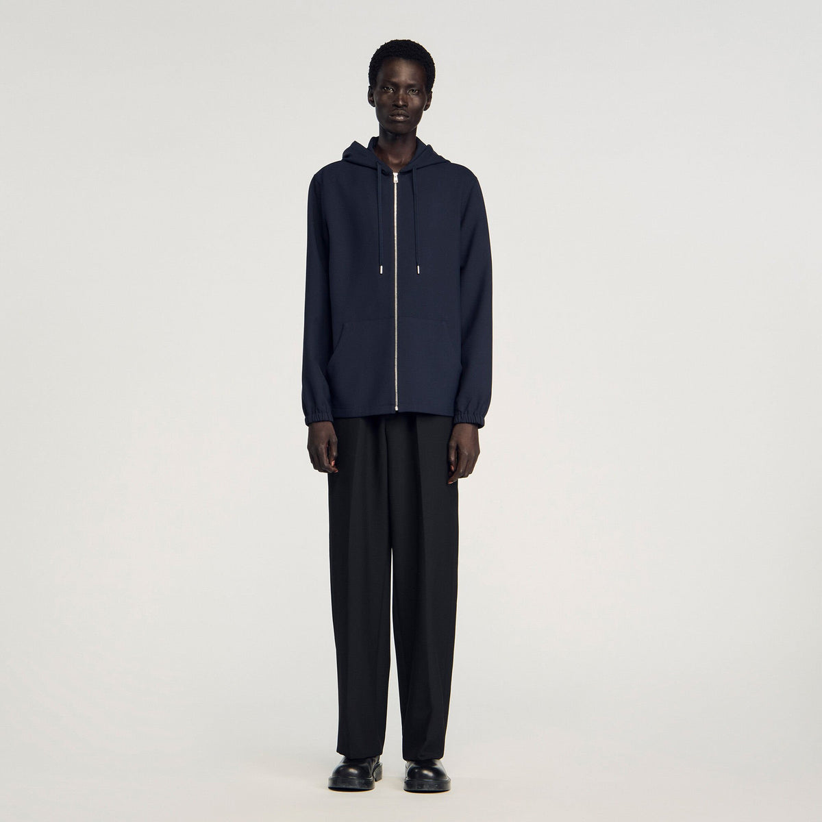 Sandro Hooded shirt