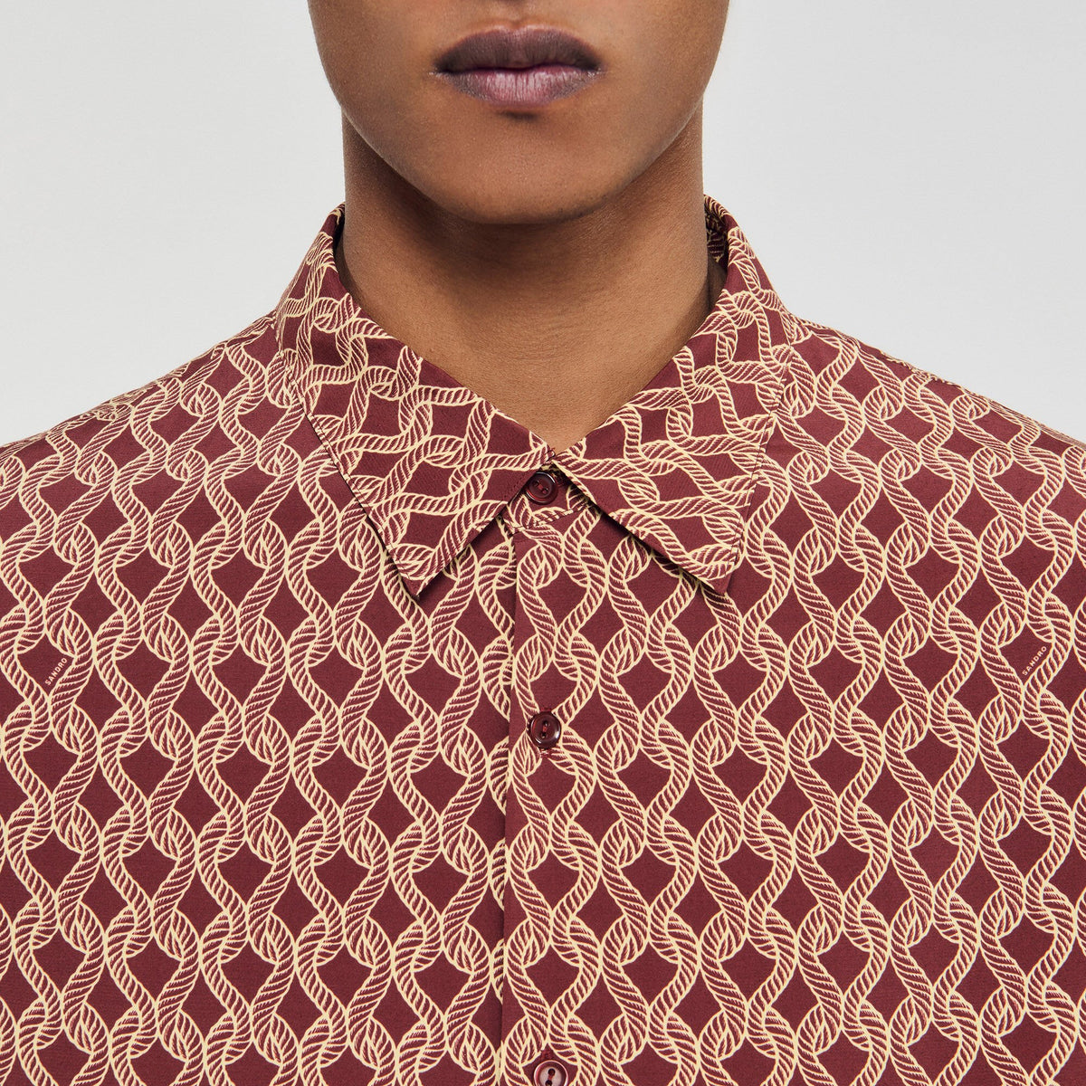Sandro Rope print shirt