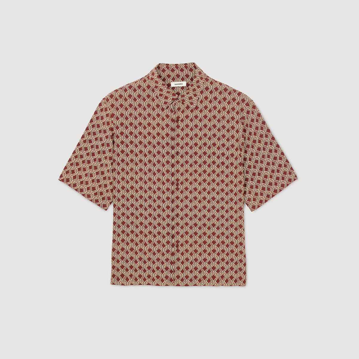 Sandro Rope print shirt