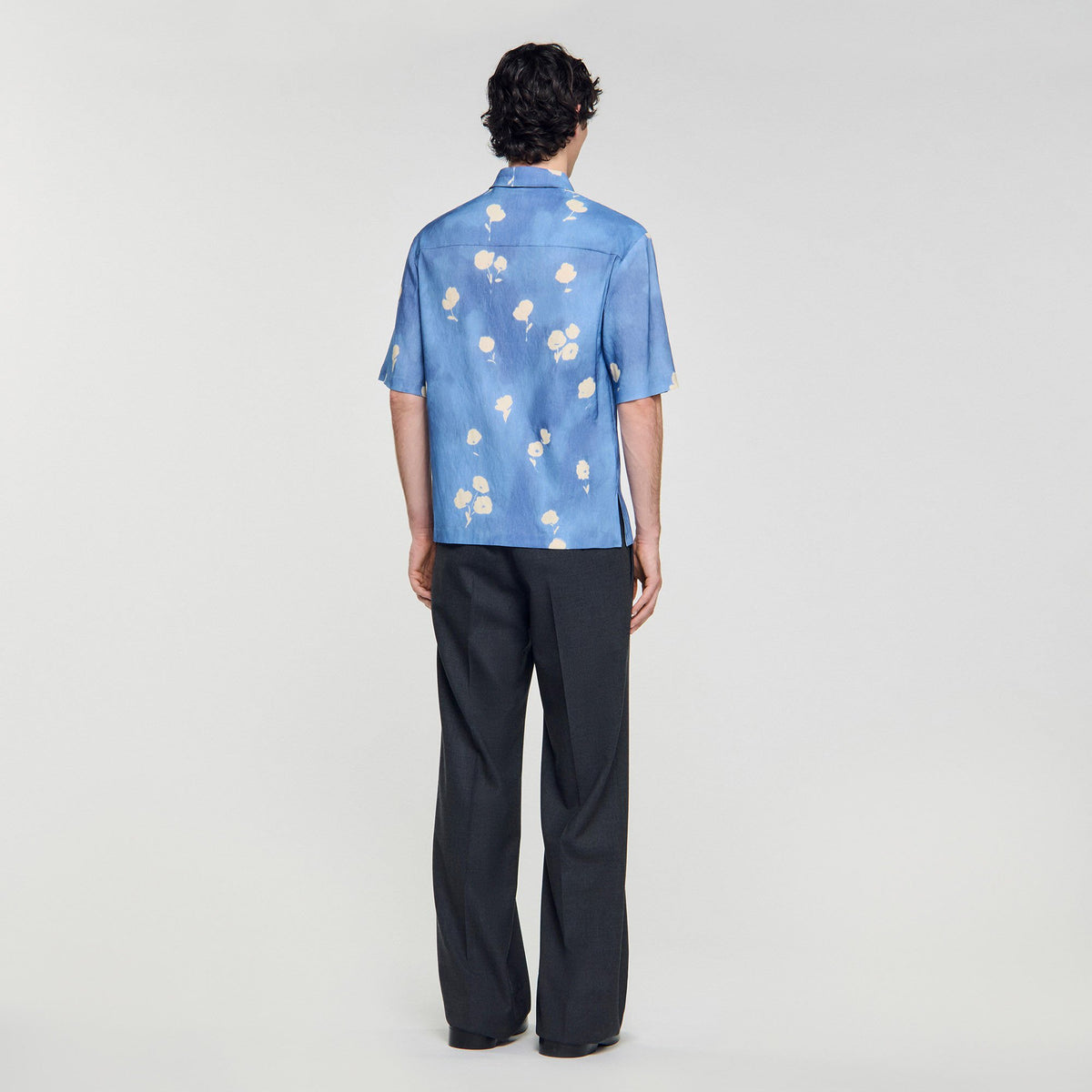 Sandro Floral motif shirt