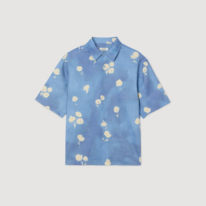 Sandro Floral motif shirt