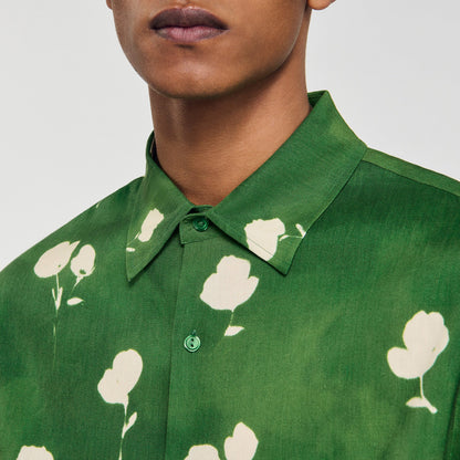 Sandro Floral motif shirt