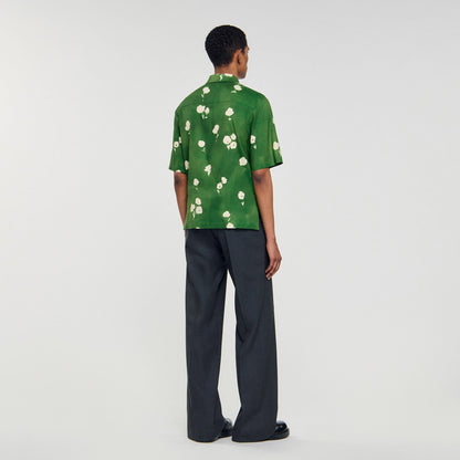 Sandro Floral motif shirt