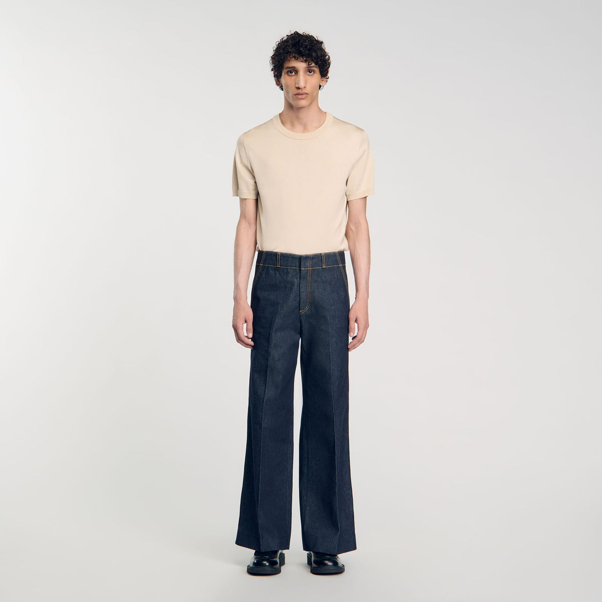 Sandro Wide-leg jeans