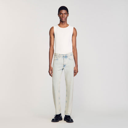 Sandro Regular faded jeans