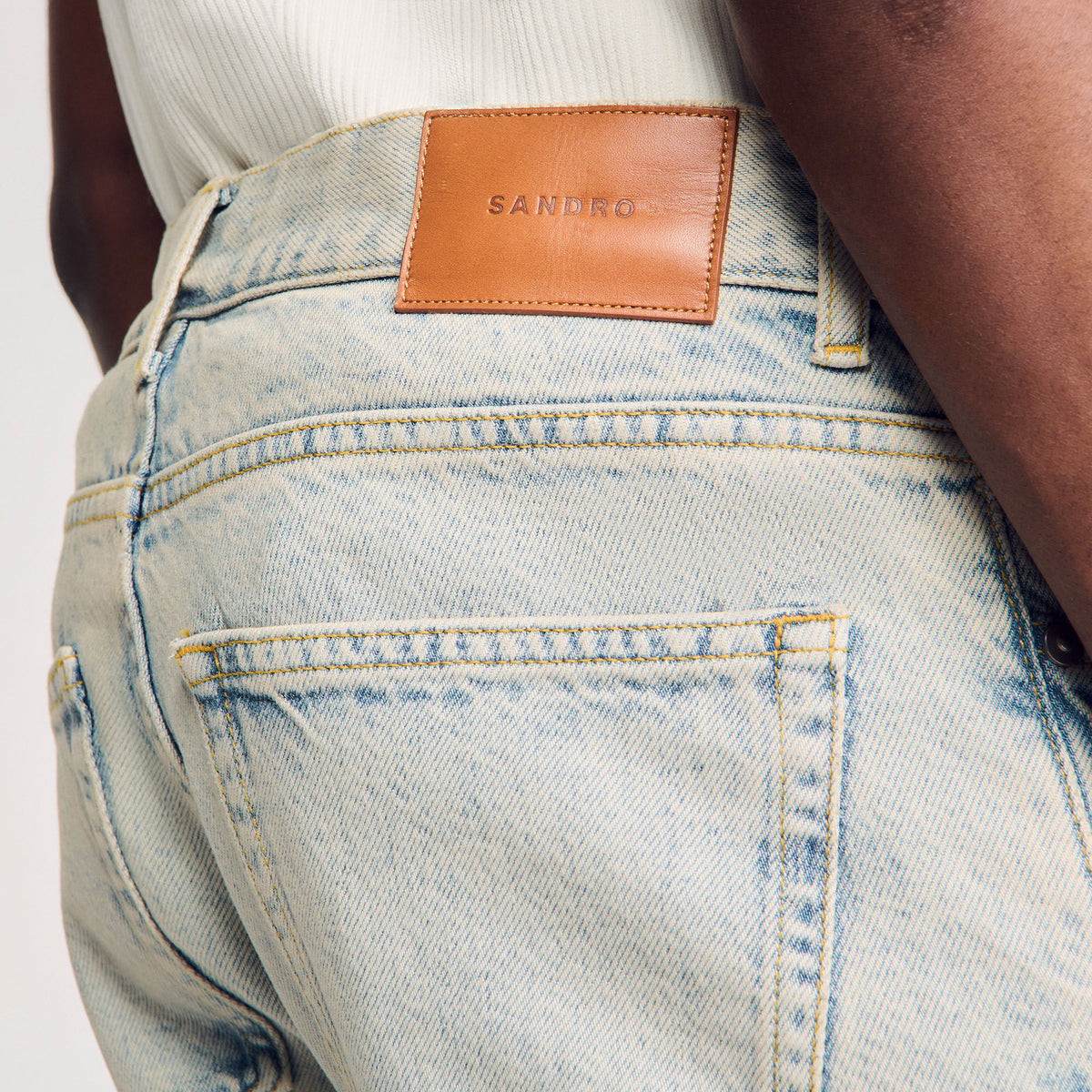 Sandro Regular faded jeans