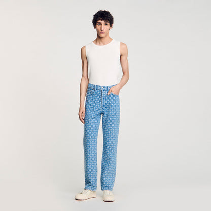 Sandro Regular-fit Square Cross jeans