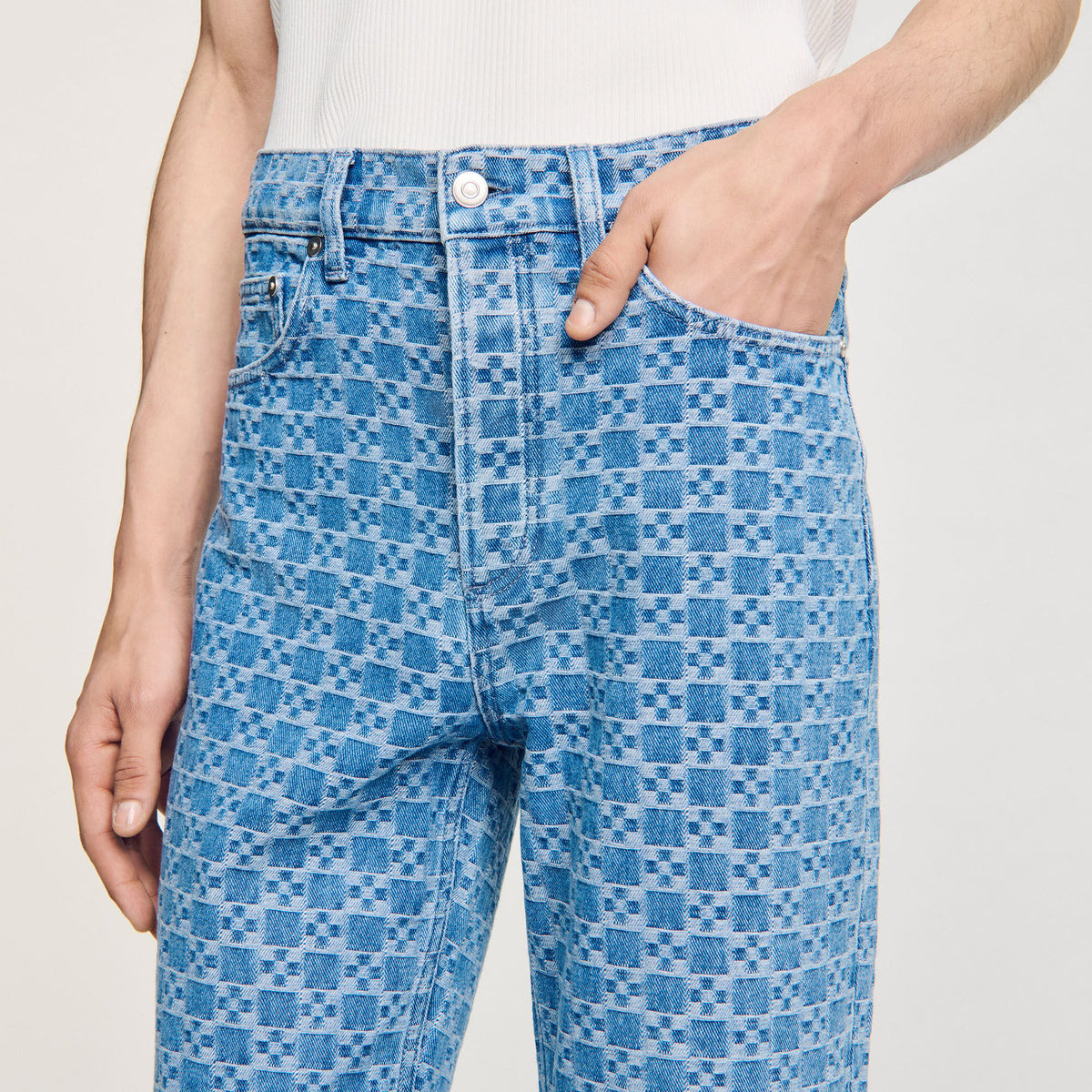Sandro Regular-fit Square Cross jeans