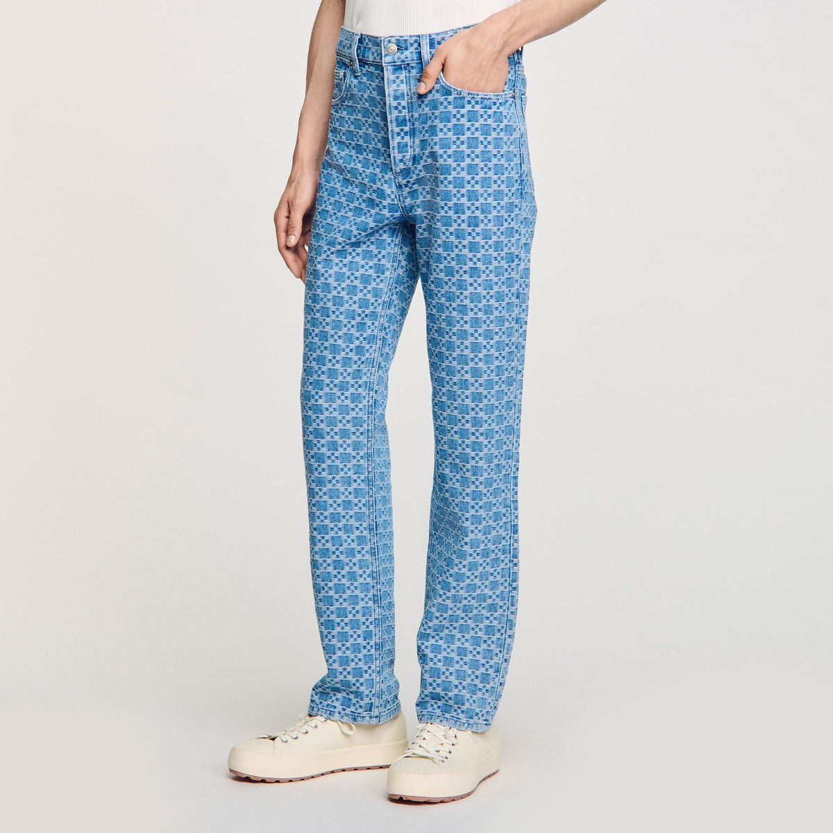 Sandro Regular-fit Square Cross jeans