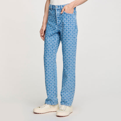 Sandro Regular-fit Square Cross jeans