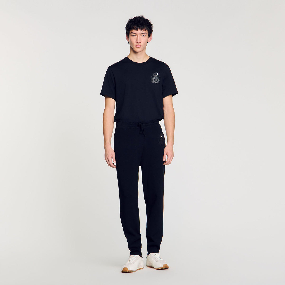 Sandro Joggers with snake detail