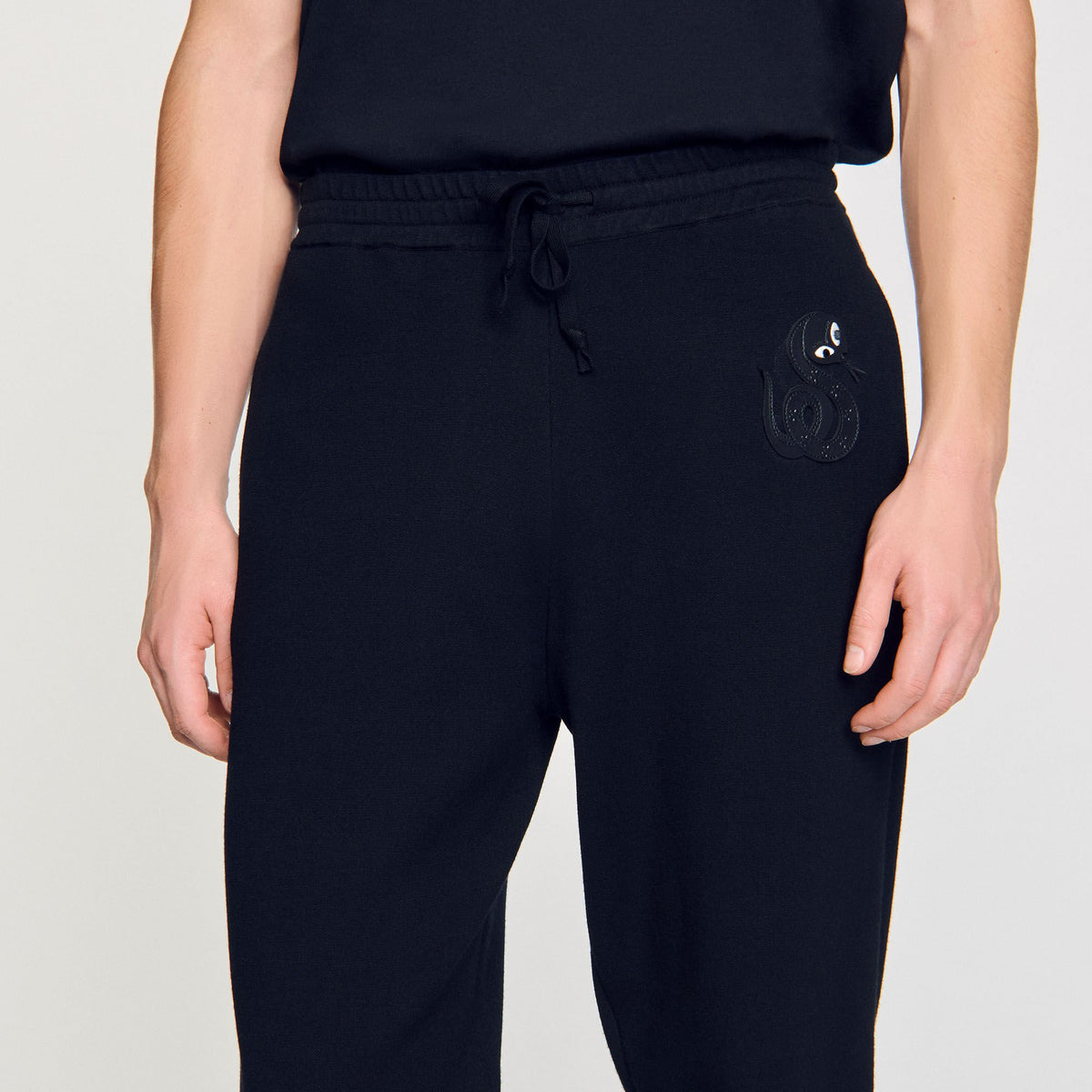 Sandro Joggers with snake detail